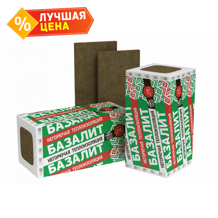 Утеплитель Технониколь Базалит Вент Н 80х500х1000